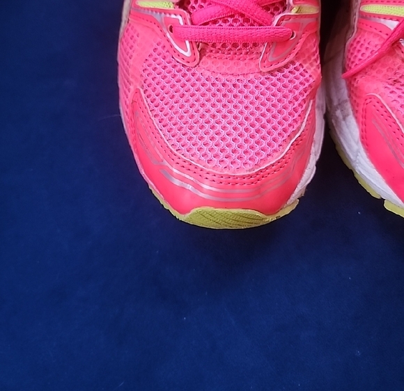 ASICS Women's Neon Pink Athletic Shoes - Picture 4 of 10